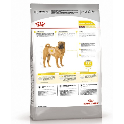 Сухой корм Royal Canin Medium Dermacomfort для взрослых средних пород 10 кг